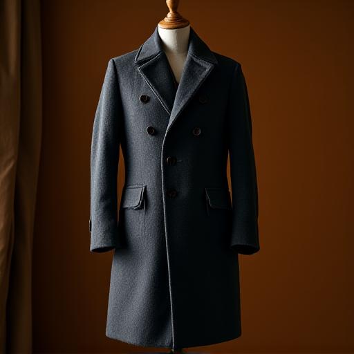 Hand-stitched wool outerwear